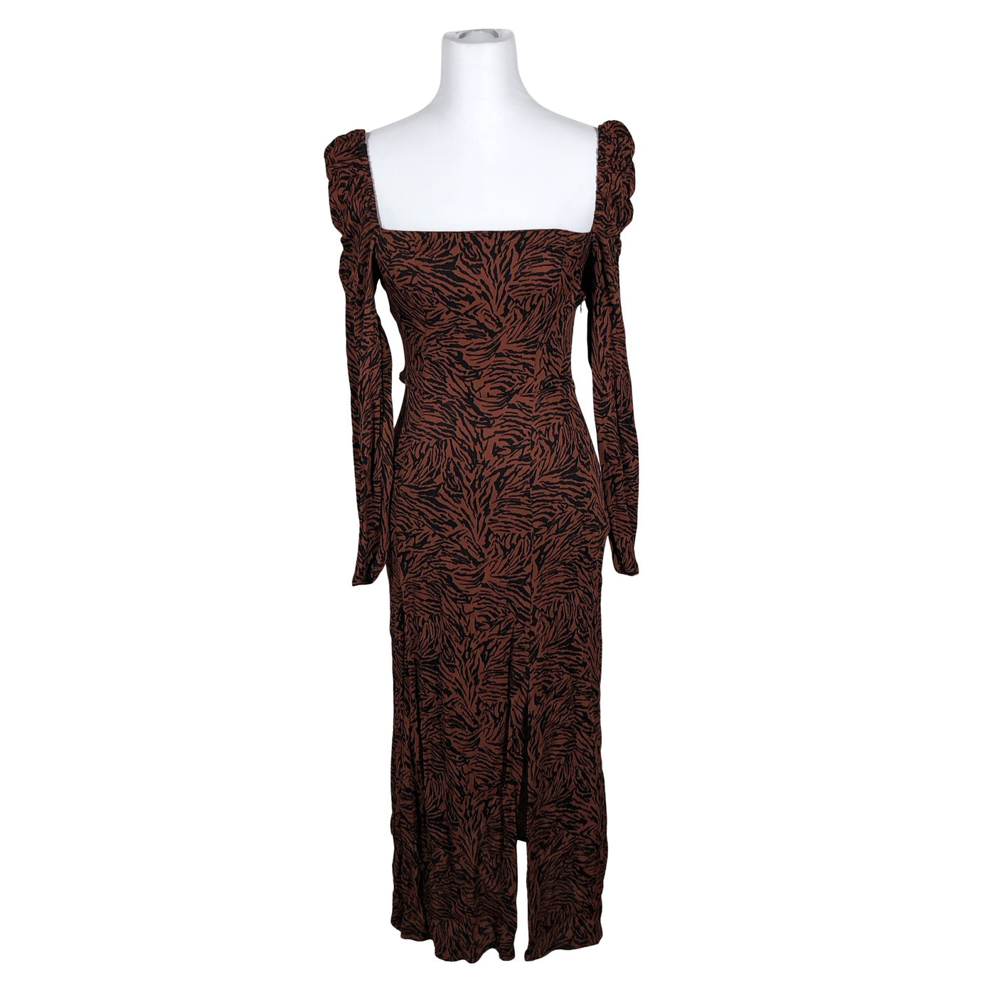 Unisex &Other Stories - Mitteveniv kleit, suurus 34 - Pruun (1)