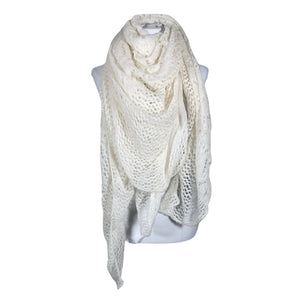 Unisex Handmade - Õhuke sall, suurus Maxi - Valge (1)