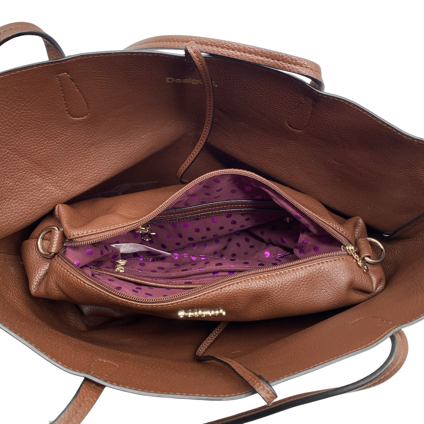 Unisex Desigual - Käekott, suurus Maxi - Beige (2)