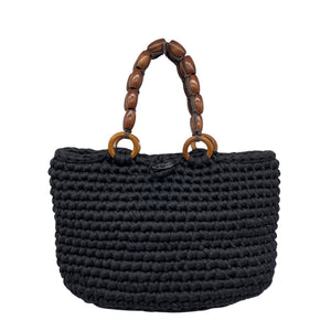 Unisex Handmade - Käekott, suurus Midi - Must (1)