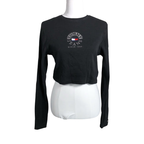 Unisex Tommy Jeans (Tommy Hilfiger) - Trikotaažist pluus, suurus 38 - Must ()