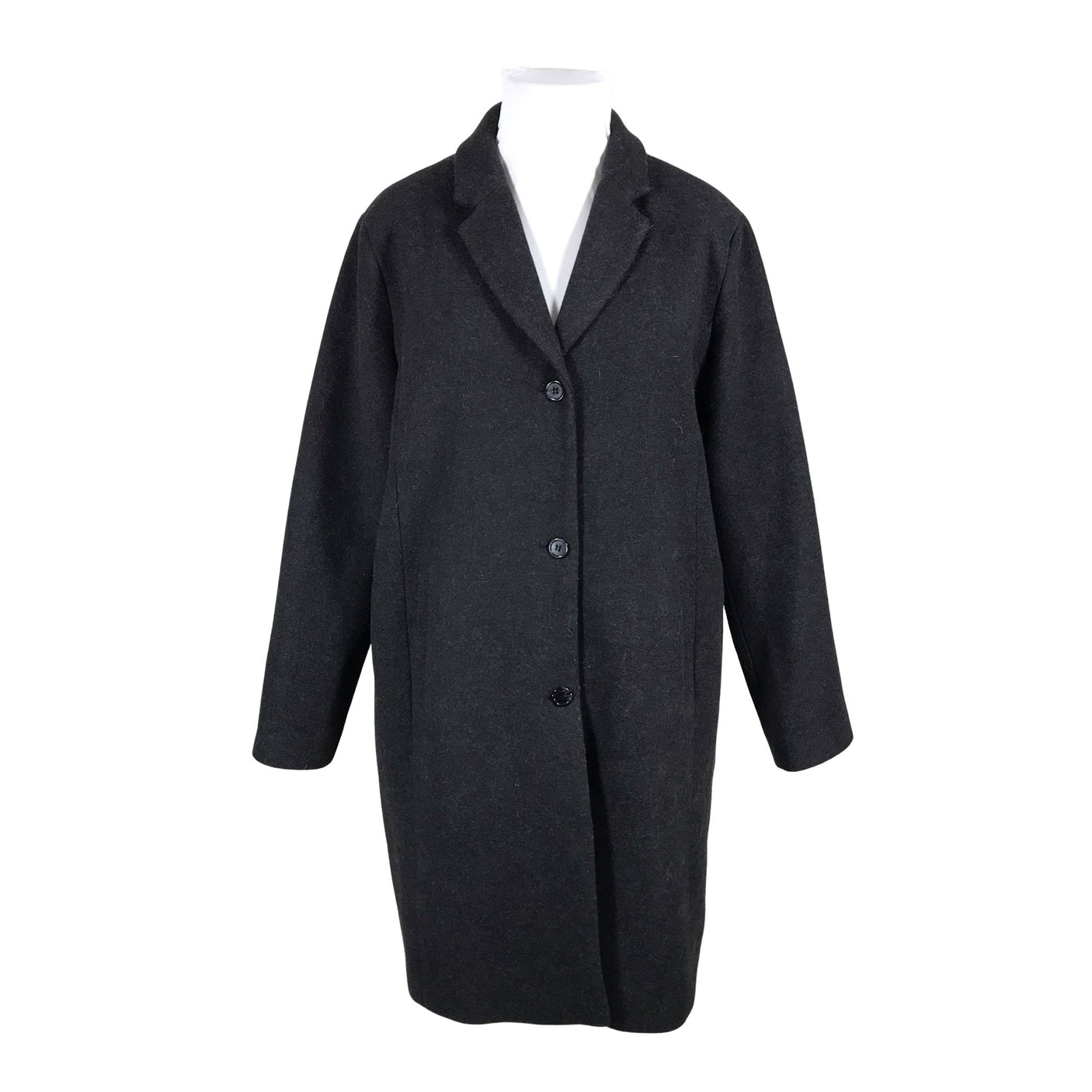 Unisex Soyaconcept - Villane mantel, suurus 44 - Hall (1)