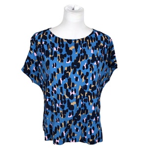 Unisex Marimekko - Lühikeste käistega pluus, suurus 38 - Sinine (2)