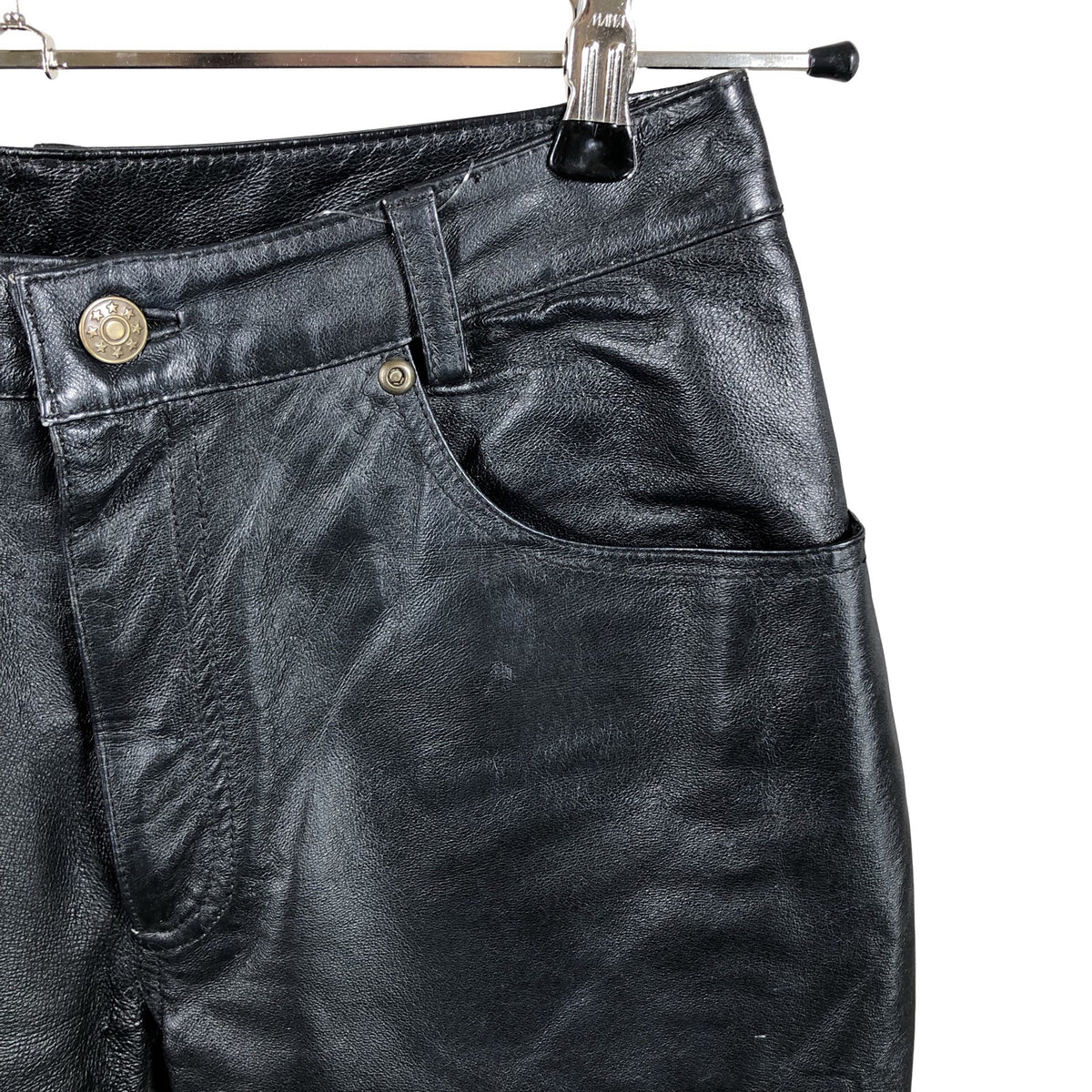 Unisex Andiata - Nahkpüksid, suurus 36 - Must (2)