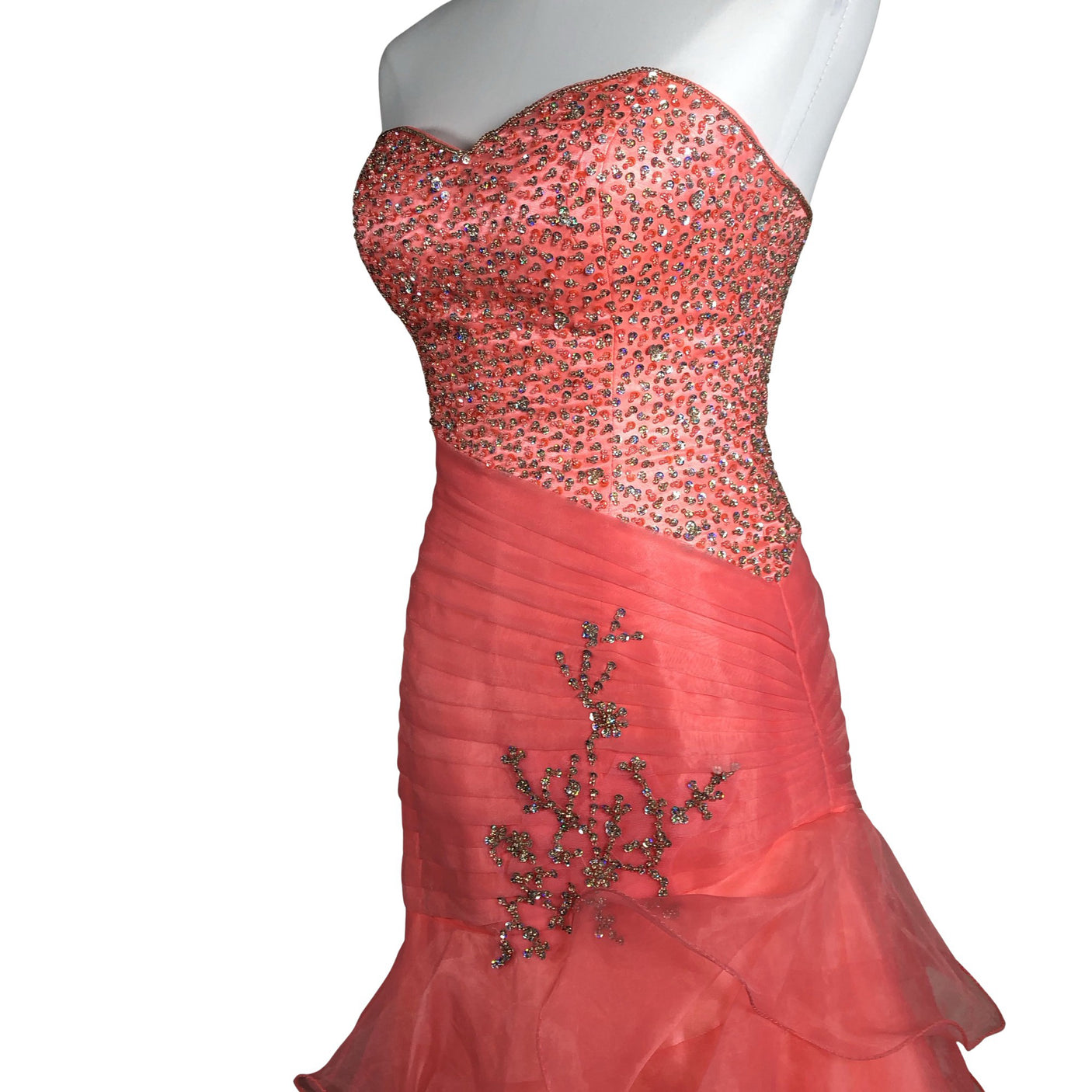 Unisex Dazzling - Õhtukleit, suurus 36 - Roosa (2)