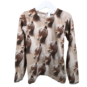 Unisex Metsola - Trikotaažist pluus, suurus 122 - 128 - Pruun (1)