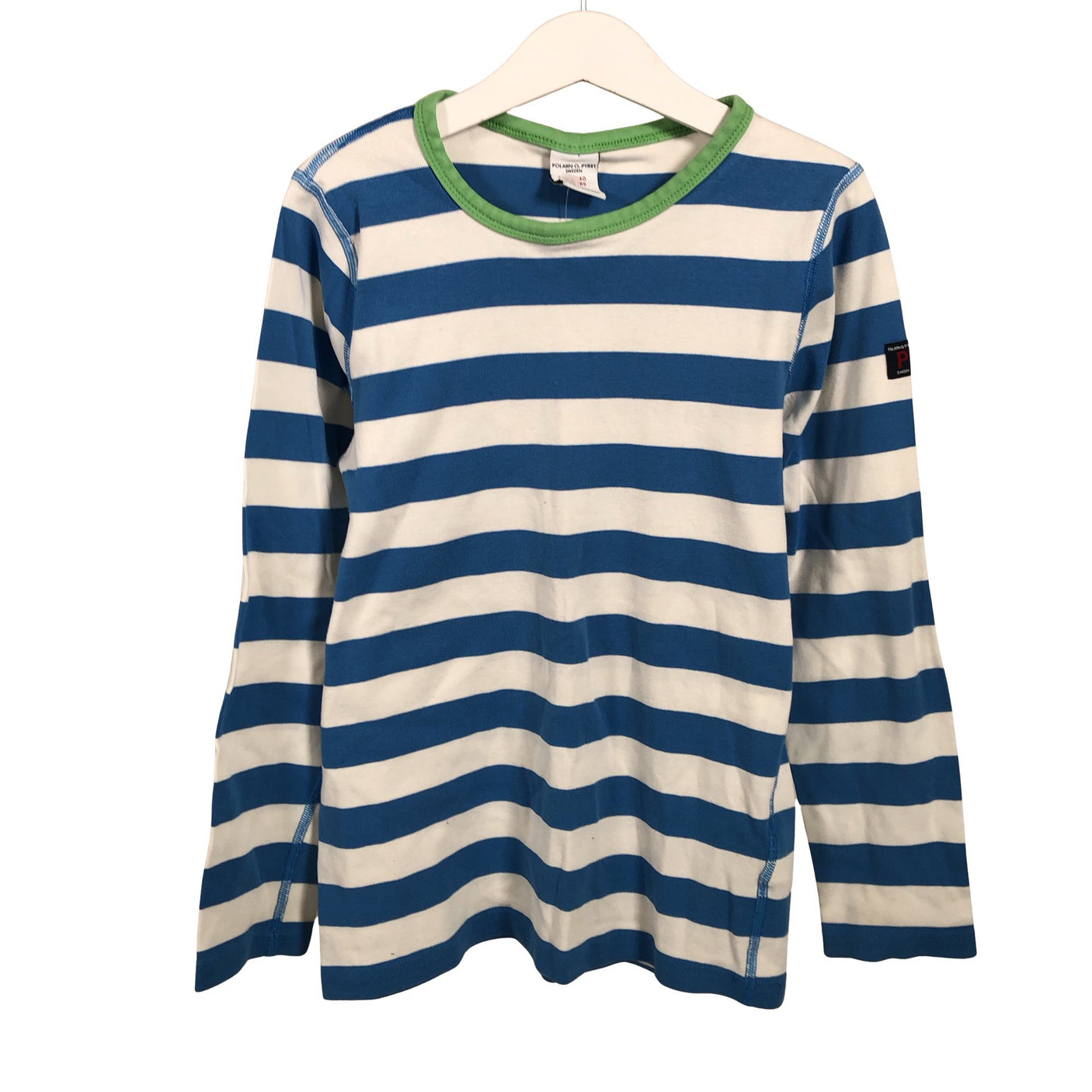 Unisex Polarn O. Pyret - Trikotaažist pluus, suurus 134 - 140 - Sinine (1)