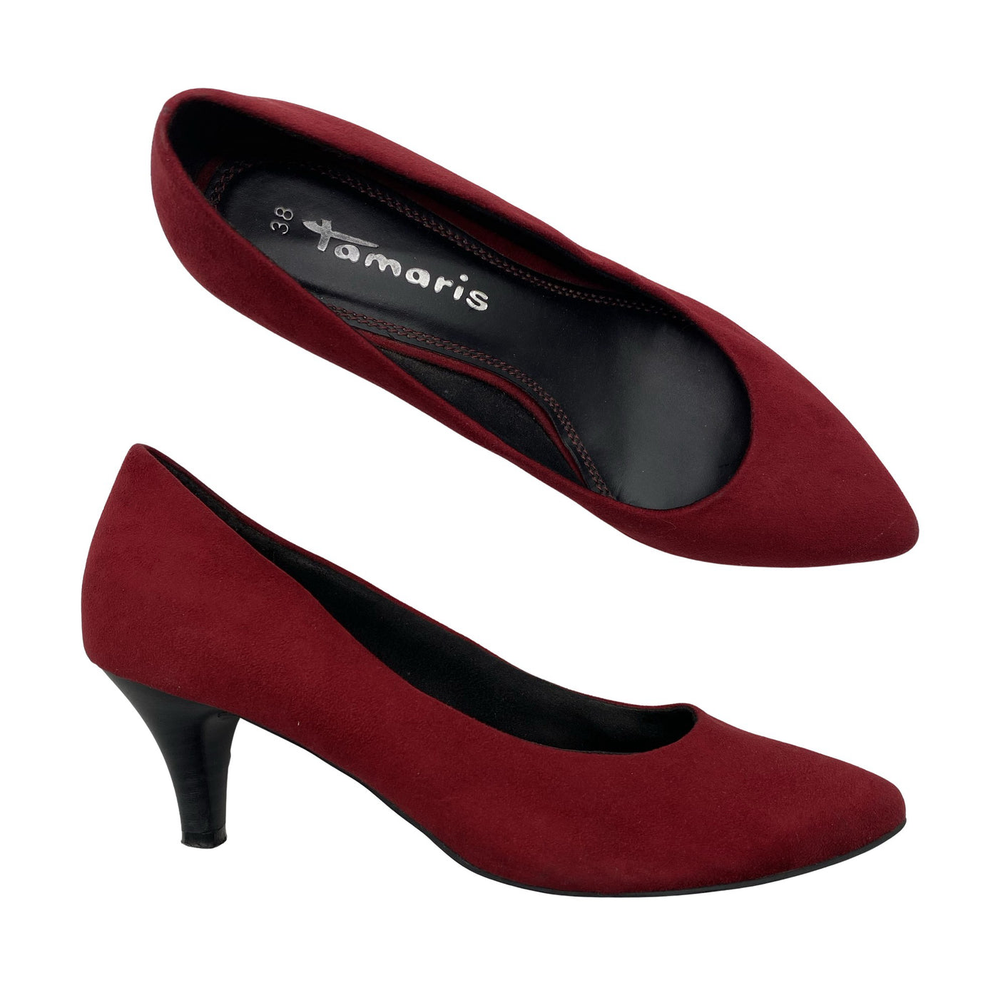 Unisex Tamaris - Kontsakingad, suurus 38 - Veinipunane (1)