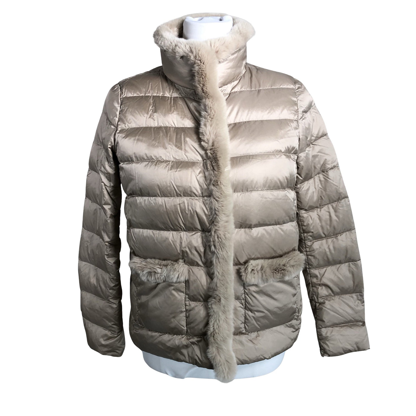 Unisex Weekend by MaxMara - Õhem talvejope, suurus 36 - Beige (1)