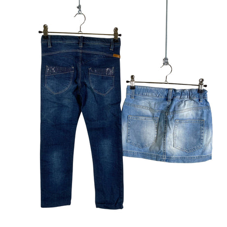Unisex Benetton - Farkkuhame, koko 122 - 128 -  (2)
