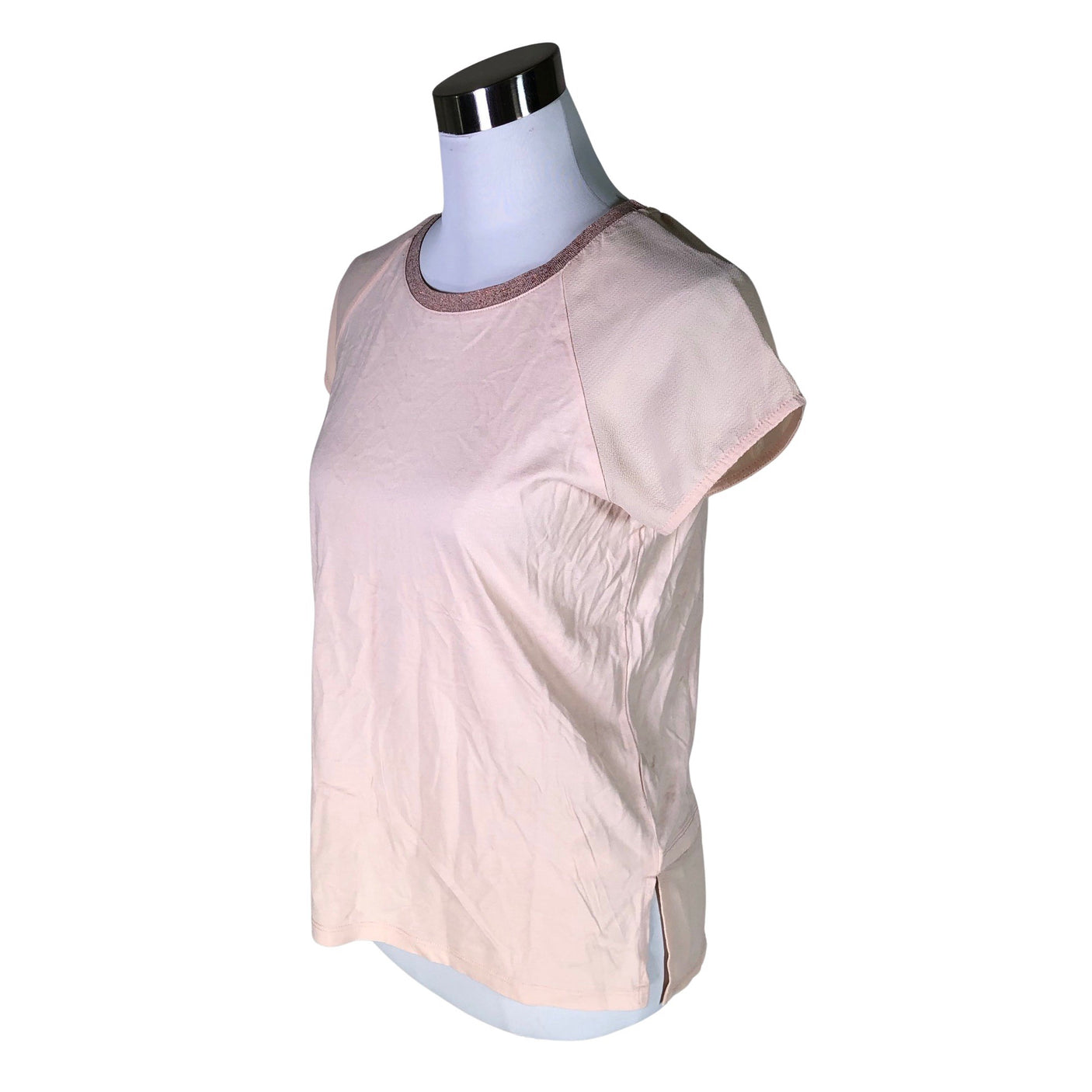 Unisex InWear - Lühikeste käistega pluus, suurus 36 - Heleroosa (3)