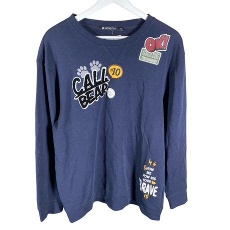 Unisex Hangten - Dressikangast pluus, suurus XXL - Sinine ()