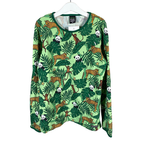 Unisex Villervalla - Trikotaažist pluus, suurus 146 - 152 - Roheline ()