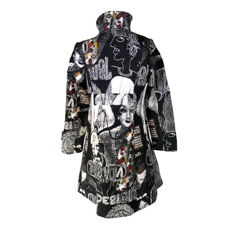 Unisex Desigual - Trentš, suurus 40 - Must (2)