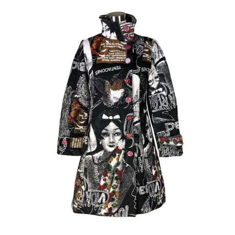 Unisex Desigual - Trentš, suurus 40 - Must ()