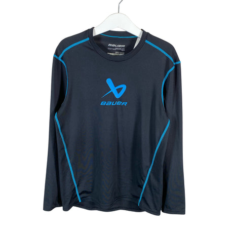 Unisex Bauer - Spordisärk, pikad käised, suurus 140 - 146 - Must ()