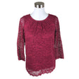 Unisex Global - Pluus, suurus 36 - Veinipunane ()
