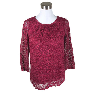 Unisex Global - Pluus, suurus 36 - Veinipunane (1)