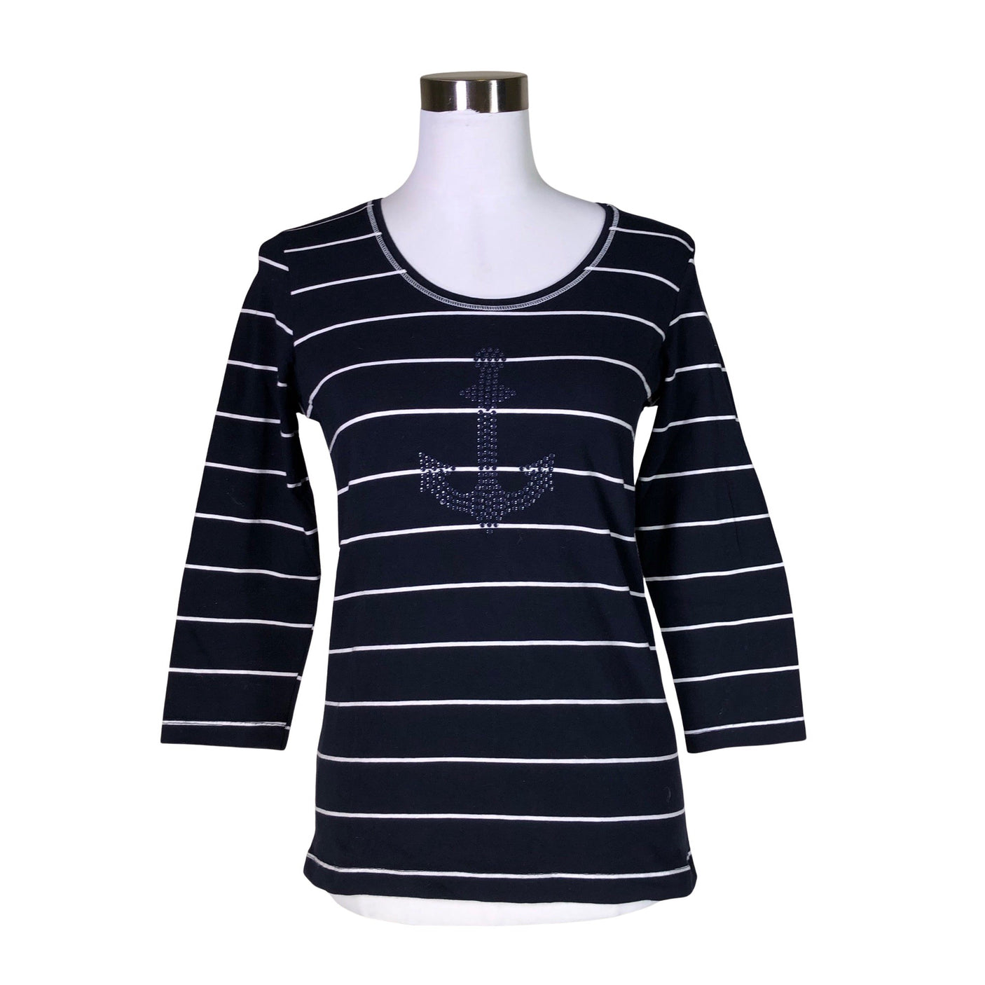 Unisex Global - Trikotaažist pluus, suurus 36 - Sinine (1)