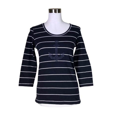 Unisex Global - Trikotaažist pluus, suurus 36 - Sinine ()
