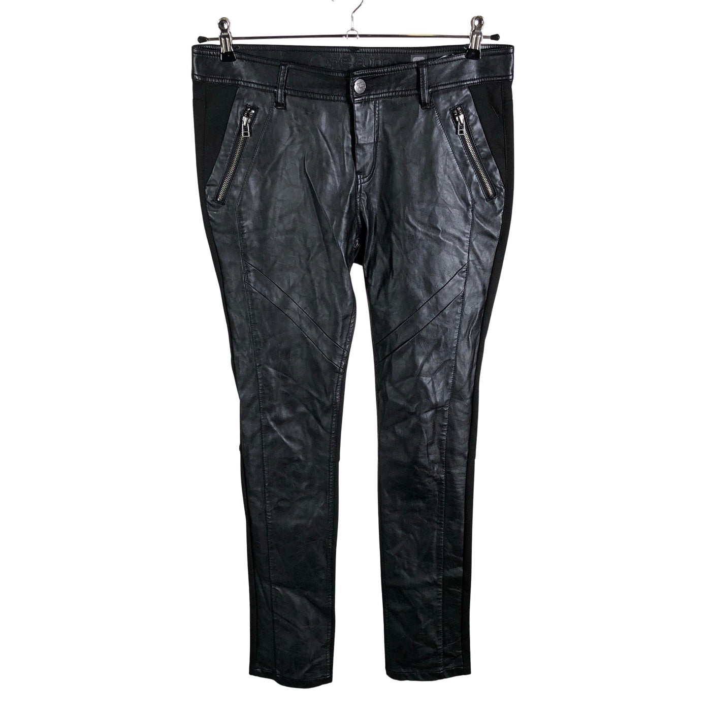 Unisex Cream - Mittevenivad püksid, suurus 40 - Must (1)