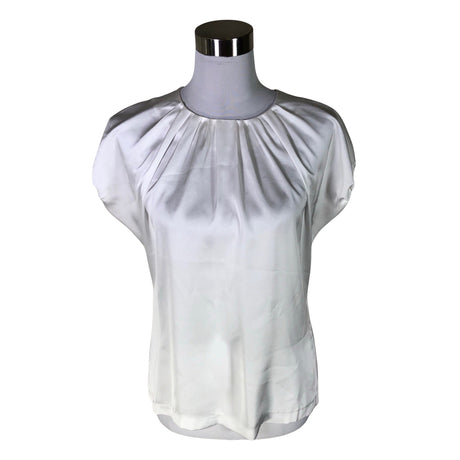 Unisex Ril's - Lühikeste käistega pluus, suurus 38 - Valge ()
