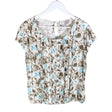 Unisex Soyaconcept - Lühikeste käistega pluus, suurus 42 - Beige ()