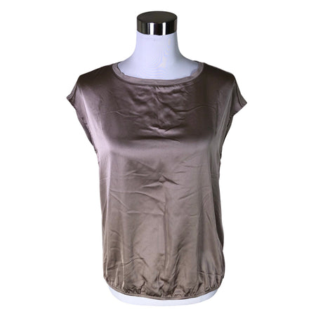 Unisex Ril's - Lühikeste käistega pluus, suurus 36 - Beige ()
