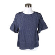 Unisex Weekend by MaxMara - Lühikeste käistega pluus, suurus 36 - Sinine ()