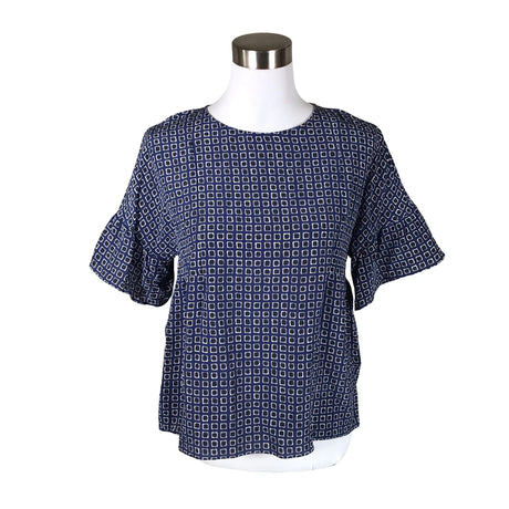 Unisex Weekend by MaxMara - Lühikeste käistega pluus, suurus 36 - Sinine ()