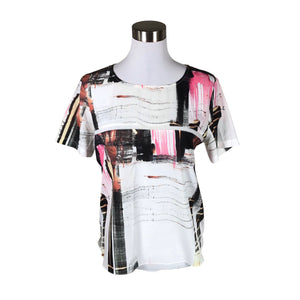 Unisex French Connection - Lühikeste käistega pluus, suurus 38 - Valge (1)