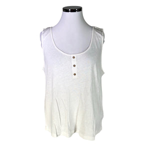 Unisex Cream - Trikotaažist topp, suurus 44 - Valge (1)