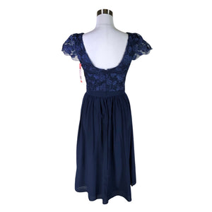 Unisex Chi Chi London - Pidulik kleit, suurus 36 - Sinine (2)