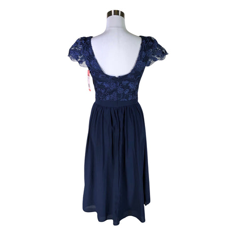 Unisex Chi Chi London - Pidulik kleit, suurus 36 - Sinine (2)