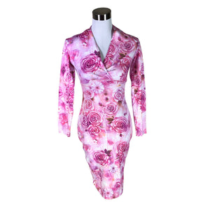 Unisex Nellafiina - Trikotaažist kleit, suurus 34 - Roosa (1)