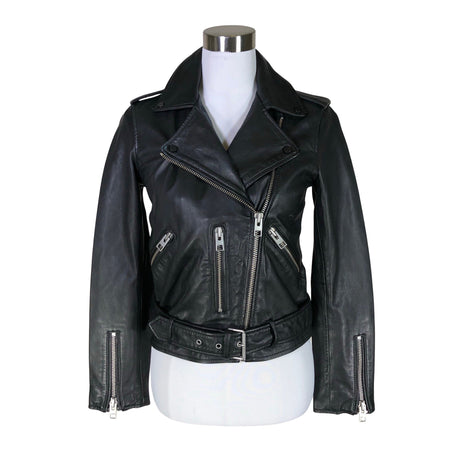 Unisex All Saints - Nahktagi, suurus 36 - Must ()