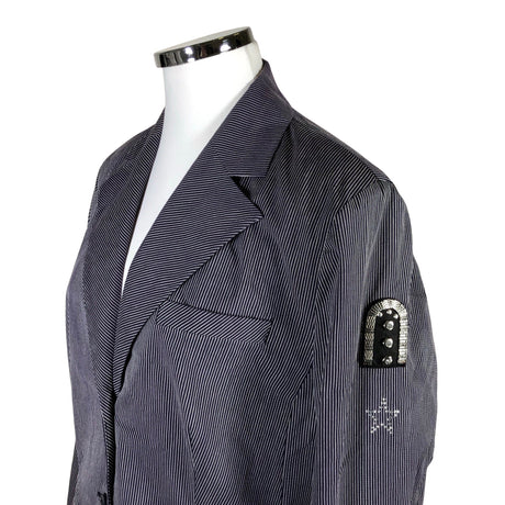 Unisex Ulla Popken - Jakk, suurus 50 - Sinine (2)