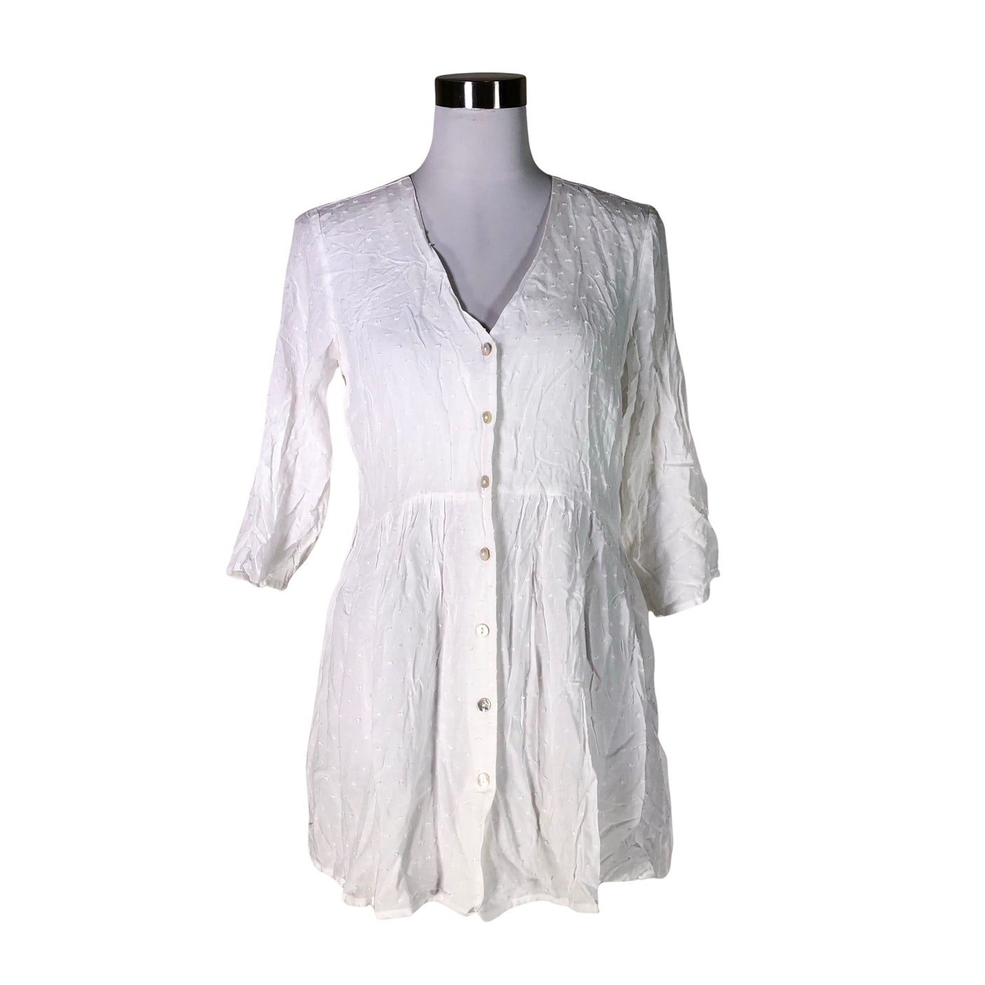 Unisex Seraphine - Pluus, suurus 36 - Valge (1)
