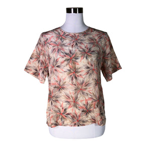 Unisex Momoni - Lühikeste käistega pluus, suurus 40 - Beige (1)