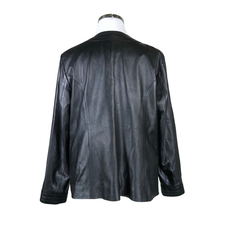 Unisex Friitala - Nahktagi, suurus 48 - Must (2)