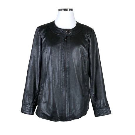 Unisex Friitala - Nahktagi, suurus 48 - Must ()