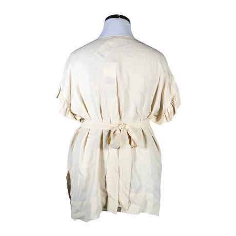 Unisex by Malene Birger - Lühikeste käistega pluus, suurus 42 - Beige (2)