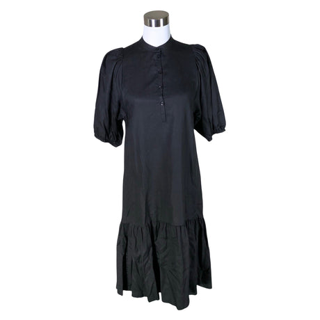 Unisex Aarrelabel - Mitteveniv kleit, suurus 34 - Must ()