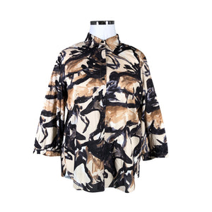 Unisex Gerry Weber - Pluus, suurus 46 - Pruun (1)