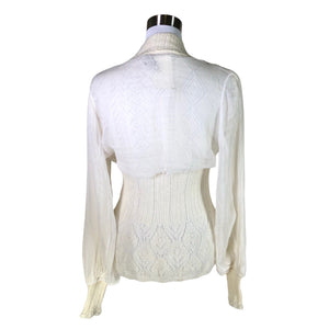 Unisex Sportmax - Kardigan, suurus 38 - Looduslik valge (2)