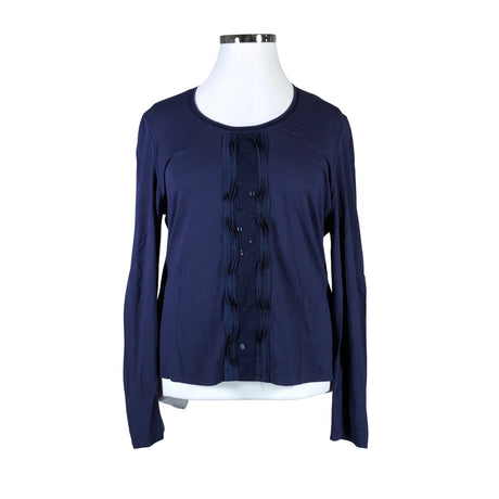 Unisex Taifun - Trikotaažist pluus, suurus 42 - Sinine ()