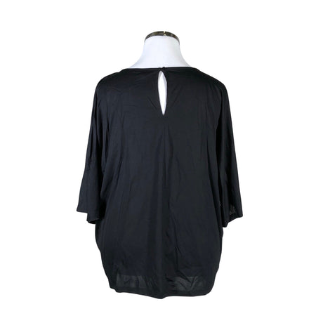 Unisex Ril's - Lühikeste käistega pluus, suurus 42 - Must (2)