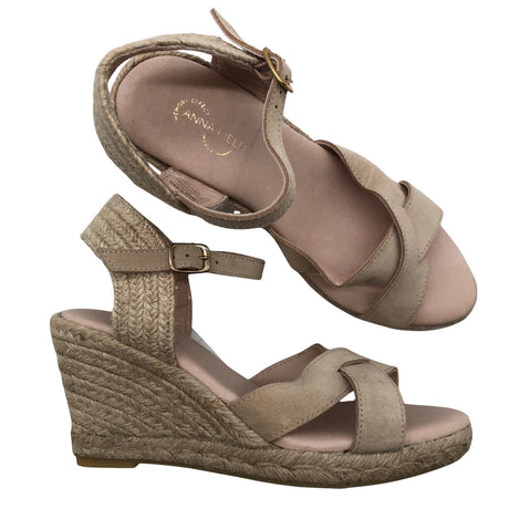 Unisex Anna Field - Kiilkontsaga rihmikud, suurus 38 - Beige ()
