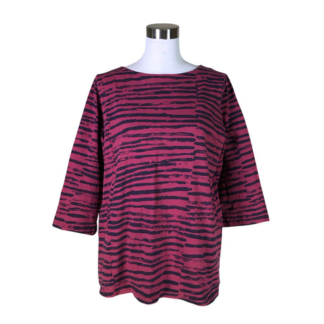 Unisex Nanso - Trikotaažist pluus, suurus 40 - Veinipunane ()