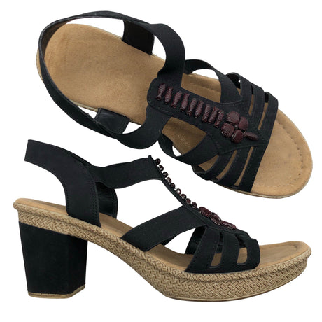 Unisex Rieker - Korolliset sandaalit, koko 40 -  ()